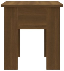 Tavolino da Salotto Rovere Marrone 40x40x42 cm in Truciolato