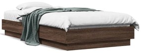 Giroletto Senza Materasso Rovere Marrone 75x190cm İn Truciolato /