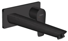 Rubinetto per lavabo Talis E nero verniciato opaco HANSGROHE H 11.2 cm
