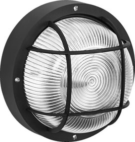 Osram - Applique da esterno BULKHEAD 1xE27/10W/230V diam. 19 cm IP54 nero