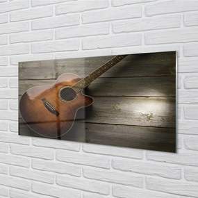 Quadro su vetro Chitarra 100x50 cm