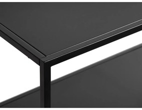 Libreria in metallo nero 80x138 cm Malibu - Unique Furniture