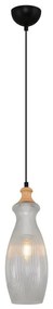 Lampada a sospensione con cavo BOTTLE 1xE14/4W/230V trasparente