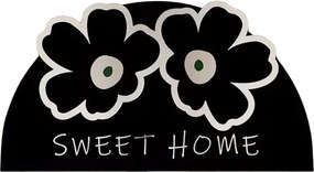 Tappetino per il bagno nero 60x100 cm Miedo – Foutastic