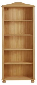 Libreria color legno naturale in legno di pino 70x181 cm Ella - Støraa