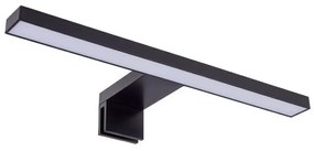 Lampada LED da specchio Nera 45W  IP44 - Doppia Installazione Colore Bianco Naturale 4.200K