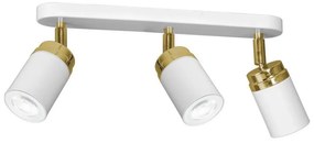 Faretto RENO 3xGU10/8W/230V bianco/oro