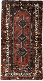 Shiraz Tappeto persiano 200x110 Rosso (Iran) Annodato A Mano