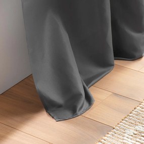 Tenda in microfibra antracite 140x280 cm Absolu - douceur d'intérieur