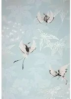 Tapete Grove Garden von Osborne and Little - Turquoise