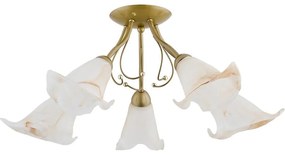 Lampadario a plafone MARCELLO 5xE14/10W/230V oro