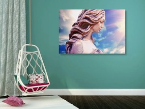 Quadro su tela – Angelo tra i raggi di sole