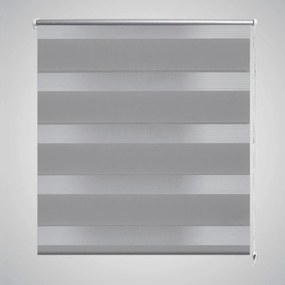 Tenda A Rullo Oscurante Zebra 140x175cm Grigia /
