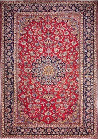 Najafabad Tappeto persiano 250 x 360 Rosso (Iran) Annodato A Mano