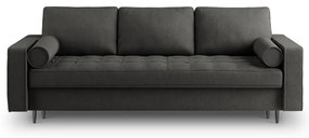 Divano letto grigio scuro Santo - Milo Casa