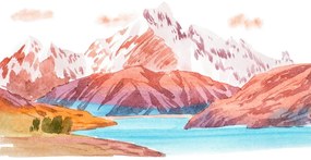 Quadro su tela – Splendido paesaggio montano
