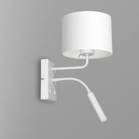 Lampada da parete ARDEN 1xE27/60W+1xG9/8W/230V bianca