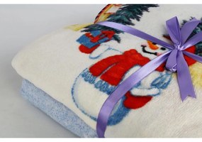 Coperta in misto cotone a tema natalizio 150x200 cm – Mila Home