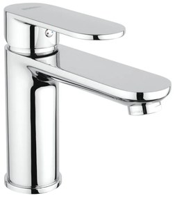 Rubinetto per lavabo a canna bassa getto aerato Poseidone argento cromato lucido MAMOLI
