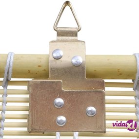 vidaXL Tende a Rullo in Bambù Naturale 120x220 cm