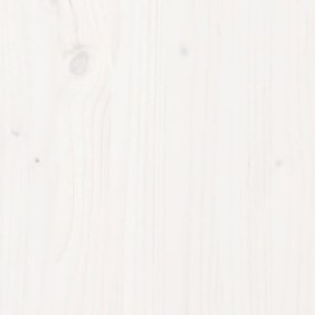 Giroletto Bianco in Legno Massello 120x200 cm