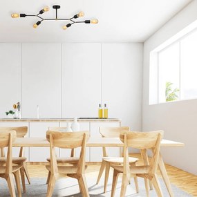 Plafoniera nera 48x95 cm Sparrow – Opviq lights