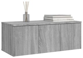 Mobile porta tv grigio sonoma 80x34x30 cm in legno multistrato