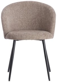 Set di sedie da pranzo beige in metallo 2 pz Radaja – Light &amp; Living