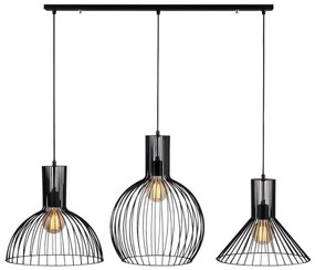 Lampadario su filo FELLINI 3xE27/100W/230V