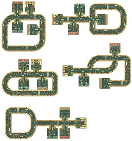 Puzzle - strade - 21 pezzi