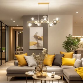 Brilagi-Vetro di ricambio per lampadario, applique e lampada MISTEL,MILLA diametro 10 cm fumé