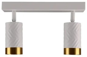 Faretto ARRAS 2xGU10/10W/230V bianco