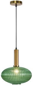 Lampada Da Soffitto Pensile Di Vetro Verde APP465-1CP