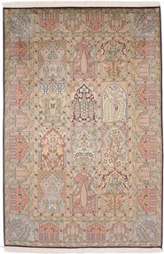 Cashmere Silk Tappeto 190x130 (Indian) Annodato A Mano