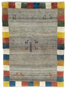Gabbeh Tappeto persiano 140 x 110 Nero (Iran) Annodato A Mano