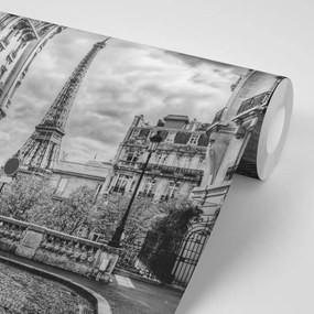 Carta da parati – Auto retrò rossa a Parigi