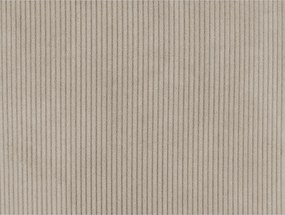 Poltrona in velluto a coste beige Vigor - Leitmotiv