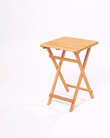 Tavolo da giardino in legno di faggio 50x50 cm - Floriane Garden