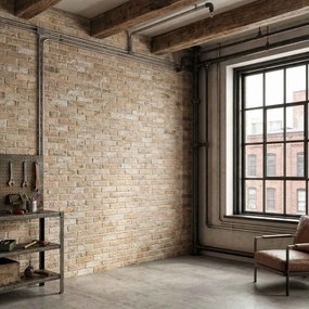 Rivestimento Effetto Muretto Mattoncini 16x40 In Gres Porcellanato Bristol