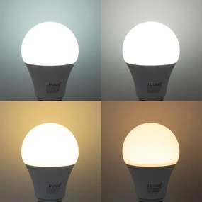 Set di 3 lampadine LED smart E27 dimmerabili A60 9W 806 lm 2700K-6500K incl. Zigbee Smart Hub