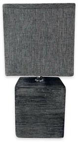 Lampada da tavolo Versa Cubo Black (ø 13 x 32 cm)