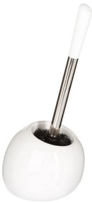 Portascopino WC ceramica bianco