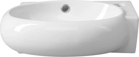 Lavabo bianco in ceramica 43x28,5 cm Ribera – Sapho