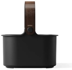 Organizer da bagno nero in plastica riciclata Bellwood - Umbra