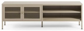 Mobile TV color crema in metallo 160x50x35 cm Fayna – Marckeric