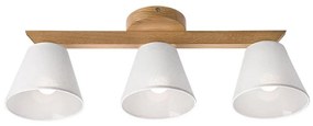 Plafoniera ANTONIO 3xE14/40W/230V rovere