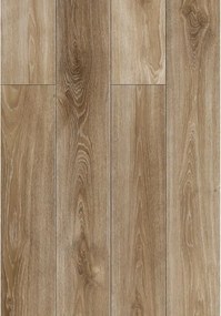 Mexen San Marcos pannelli vinilici 1240 x 182 mm SPC 6,5 mm, sottostrato IXPE 1,5 mm, 4 V-Fuga, Rovere