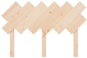 Testiera per letto 122,5x3x80,5 cm in legno massello di pino