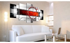 Quadro Carmine missile  Colore bianco e nero, Dimensioni e Misure 200x100