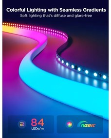 Govee - Neon MATTER LED binario d'angolo 5m RGBIC Wi-Fi
